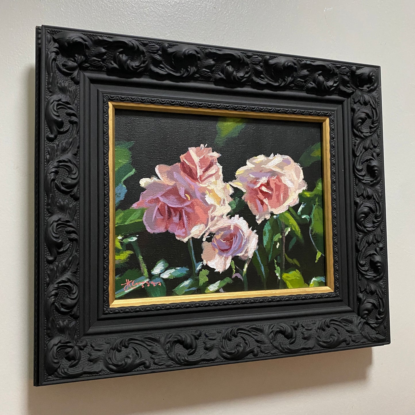 "Eternal Blooms" 8x10 Original Acrylic Painting