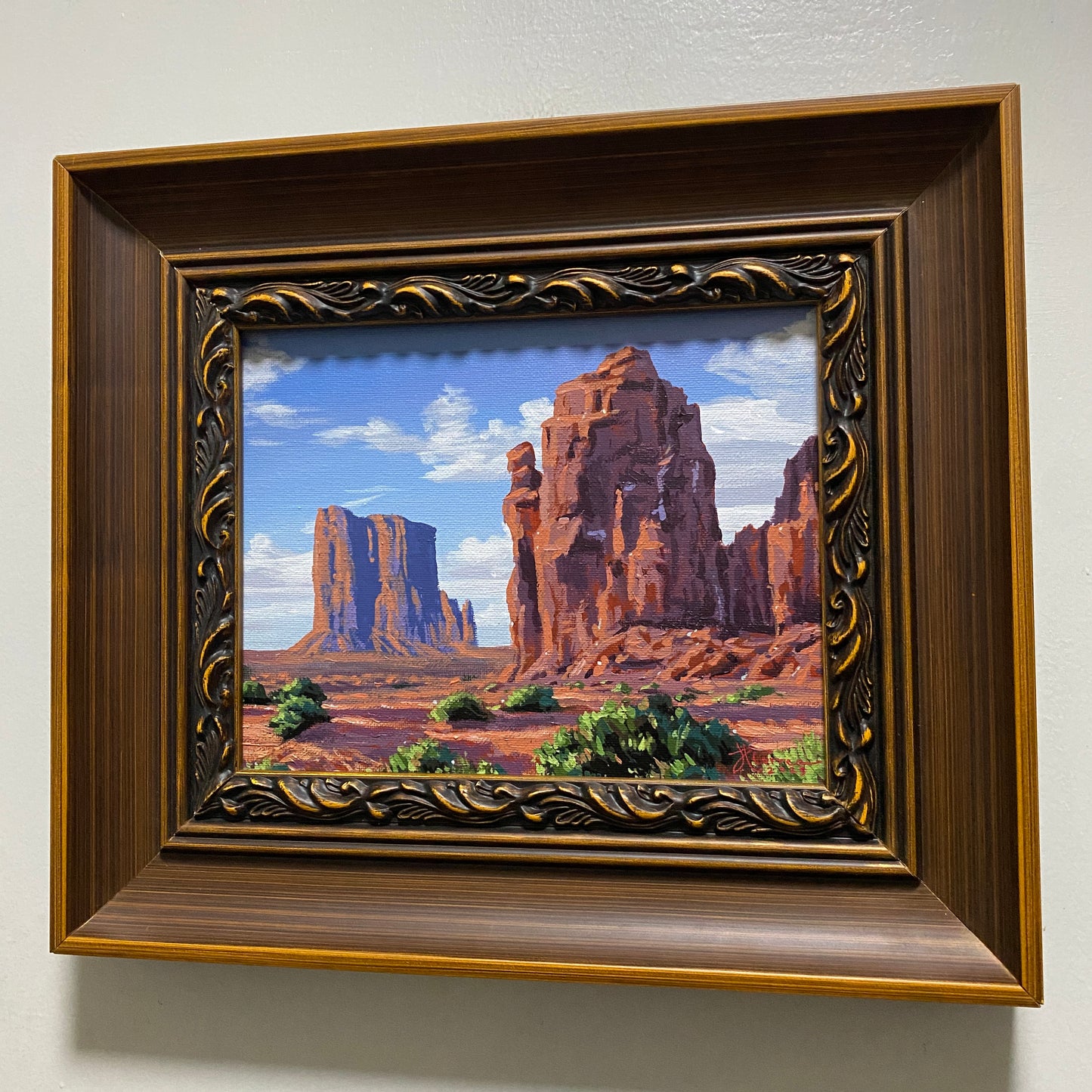 "Desert Glow" 8x10 Original Acrylic Painting