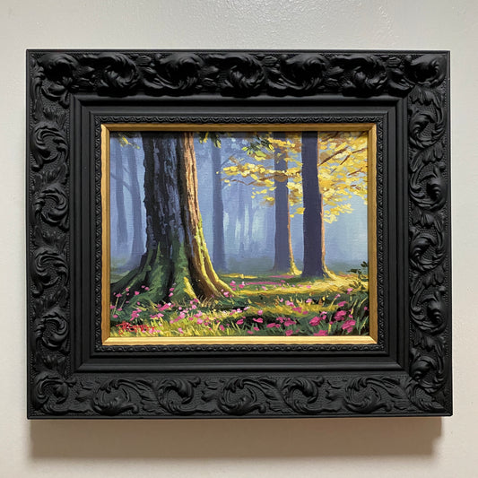 "Into the Woods" 8x10 Original Acrylic Painting