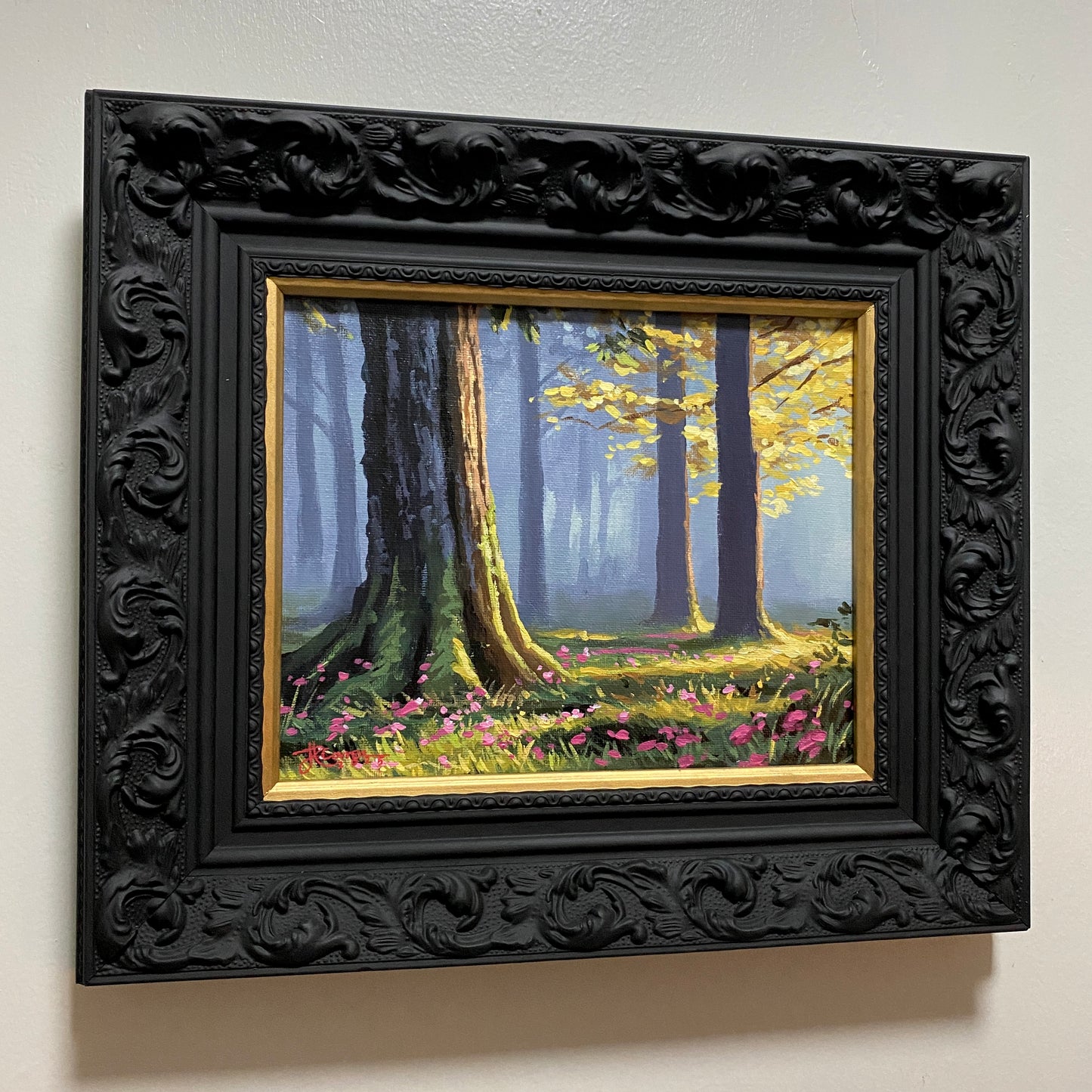 "Into the Woods" 8x10 Original Acrylic Painting