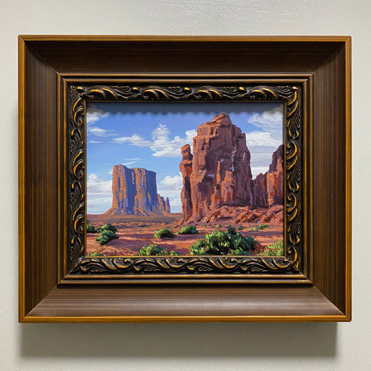 "Desert Glow" 8x10 Original Acrylic Painting